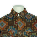 Overshirt - Peruvian Print Viscose Buttoned 