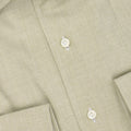 Shirt - Twill Flannel Cotton & Cashmere Single Cuff 