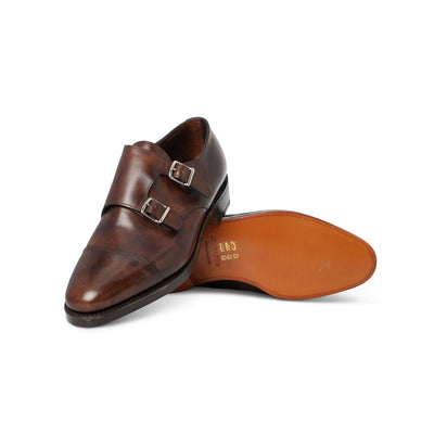 Double Monks - WILLIAM Museum Calf Leather & Double Leather Soles-10013622