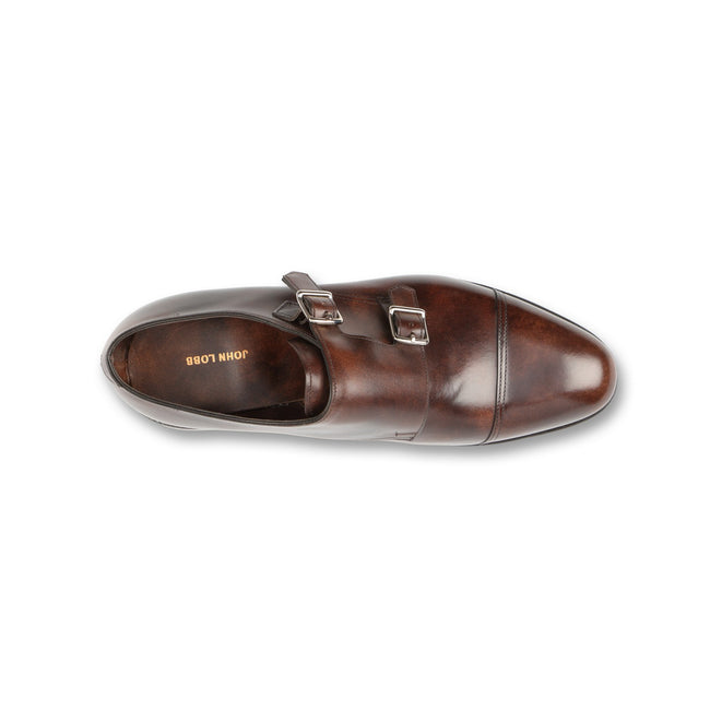 Double Monks - WILLIAM Museum Calf Leather & Double Leather Soles-10013622