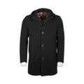 Peacoat - Wool & Polyester Faux Fur-Lined + Hoody