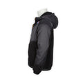 Jacket - "Le Vrai Neige" ORSETTO Sherpa & Nylon Hoody + Zipped