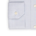 Shirt - Mini Checkered Cotton & Lyocell Single Cuff Regular Fit