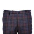 Pants - Checkered Flannel Wool & Polyamide 