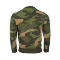 Sweater - Camouflage Print Merino Wool Crew Neck 