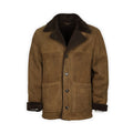 Jacket - Suede Shearling Lumberjack Buttoned 