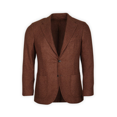 Blazer - Hopsack Cashmere & Silk Unfinished Sleeves