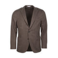 Blazer - Herringbone Wool & Cashmere Unfinished Sleeves