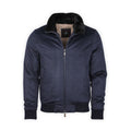 Jacket - Prince-Of-Wales Cashmere Removable Fur Collar + Zipped