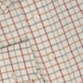 Winter Shirt - Checkered Cotton & Cashmere Single Cuff + Breast Pocket 
