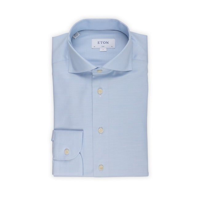 Shirt - Oxford Light Cotton Stretch Single Cuff Slim fit
