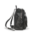 Backpack - Grained Leather With Silver Details Small