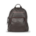 Backpack - Grained Leather With Silver Details Small