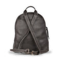 Backpack - Grained Leather With Silver Details Small