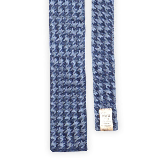 Tie - Knitted Houndstooth Silk 