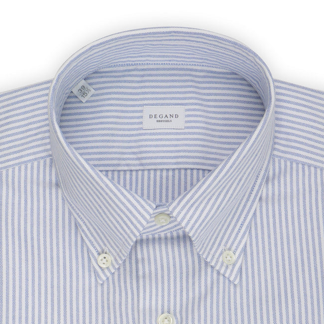 Shirt - Oxford BD Striped Cotton Single Cuff