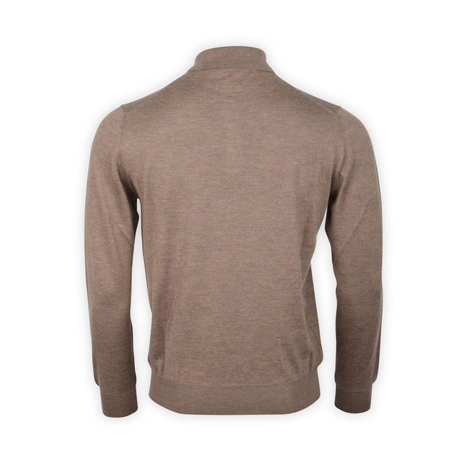 Sweater - Cashmere Shirt Collar 3 Buttons