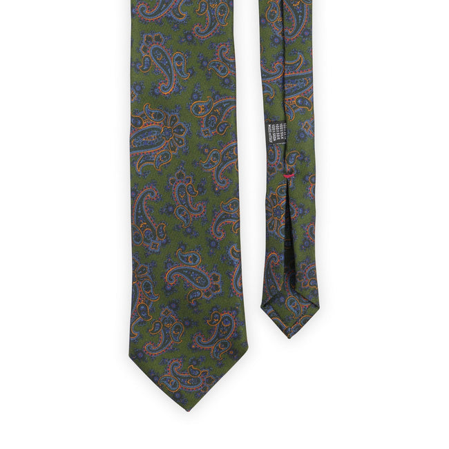 Tie - Paisley Silk Seven Fold 
