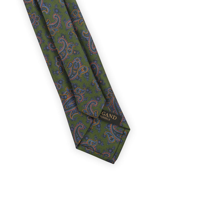 Tie - Paisley Silk Seven Fold 