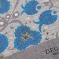 Scarf - Double Face Paisley & Flowers Wool 