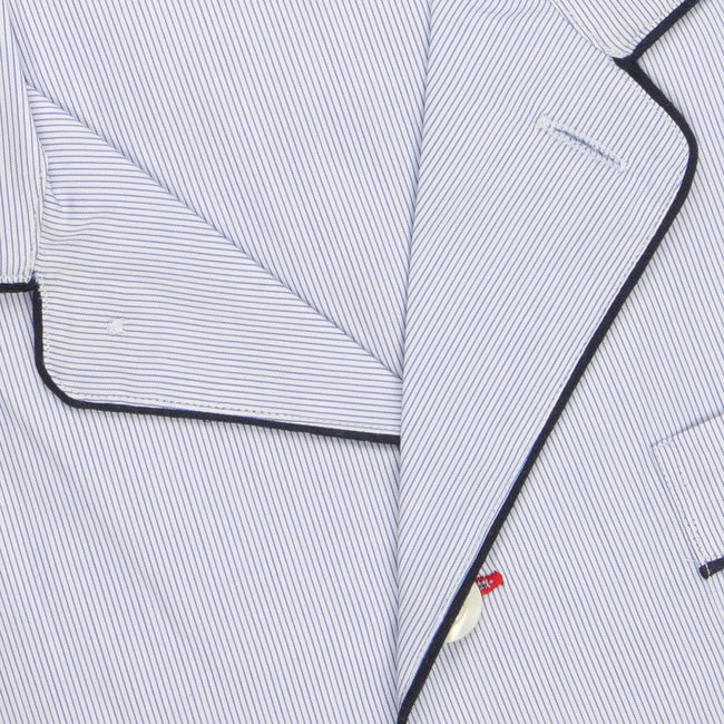 Pajama - Striped Cotton Poplin Shirt + Pants 