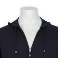 Zip-Up Sweater - Cashmere One Ply Hooded & Zipped