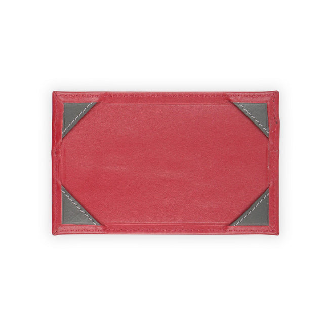 Card holder - Smooth Leather & Writing Support