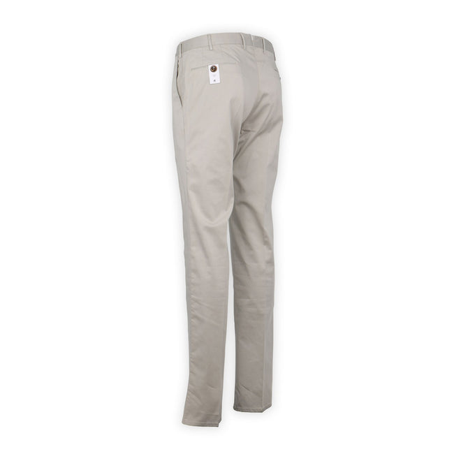 Pants - Jersey Grey Cotton & Polyamide Stretch