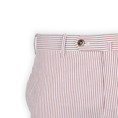Pants - Striped Seersucker Cotton 