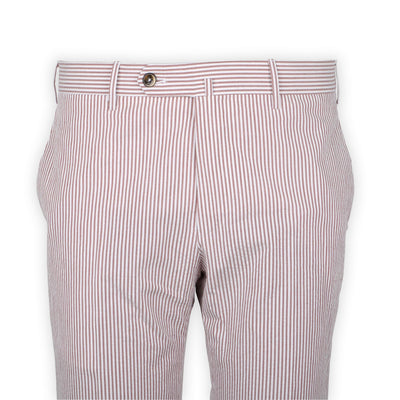 Pants - Striped Seersucker Cotton 