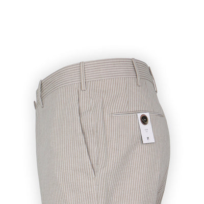 Pants - Striped Seersucker Cotton 