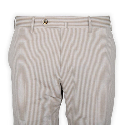Pants - Striped Seersucker Cotton 