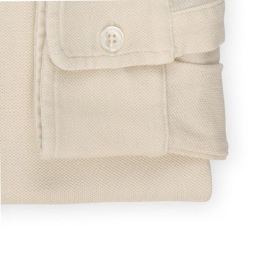 Polo Shirt - Cotton Piqué Frosted Long Sleeves