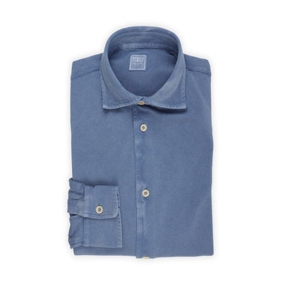 Polo Shirt - Cotton Piqué Frosted Long Sleeves