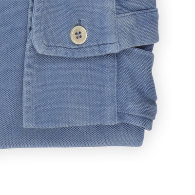 Polo Shirt - Cotton Piqué Frosted Long Sleeves
