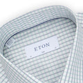 Shirt - Checkered Cotton Single Cuff Slim Fit