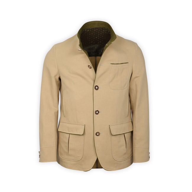 Austrian Jacket - STEFAN Cotton & Linen High Collar