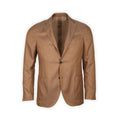 Double-Breasted Blazer - Cotton Knitted Finished Sleeves