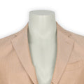 Two Piece Suit - Herringbone Cotton & Silk Unfinished Sleeves