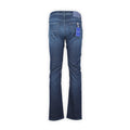 Jeans - BARD Cotton, Viscose & Polyester Stretch Purple Blue Patch