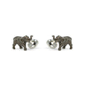 Cufflinks - Elephant Sterling Silver