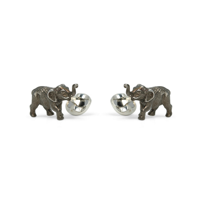 Cufflinks - Elephant Sterling Silver