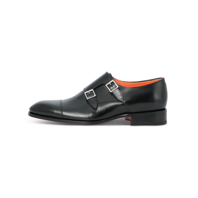 Double Monks - Polished Leather & Bimaterial Soles