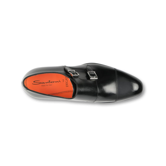 Double Monks - Polished Leather & Bimaterial Soles