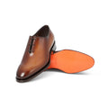 Oxfords - CARTER Polished Leather & Bimaterial Soles Lace-Ups