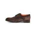 Derbies - Patinated Suede & Bimaterial Soles Lace-Ups