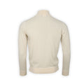 Zip-Up Sweater - Cashmere One Ply High Collar Zipped