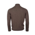 Zip-Up Sweater - Cashmere One Ply High Collar Zipped