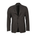 Two Piece Suit - Easy Wear Wool & Polyester Stretch Unfinished Sleeves