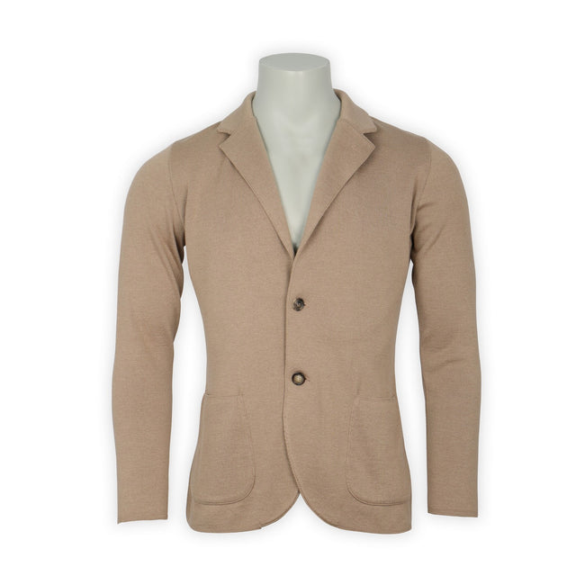 Blazer - Wool, Silk & Cashmere Knitted Finished Sleeves